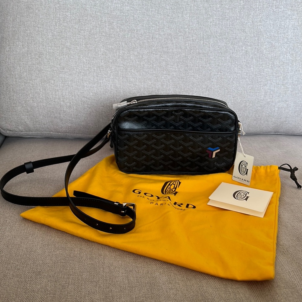 Goyard Cap Vert limited edition 2022 jet black crossbody camera bag! BNWT